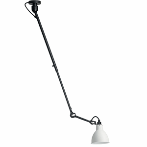 Lampe Gras N302 Loftlampe Mat Sort/Mat Hvid