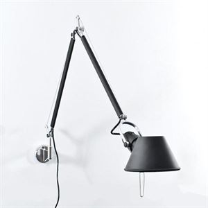 Artemide Tolomeo Vegglampe Sort