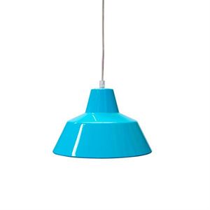 e form Verkstedslampe Takpendel Turkis Liten