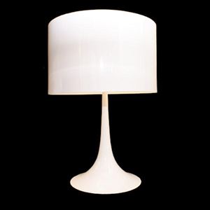 Flos Spun Light T2 Bordlampe Hvit