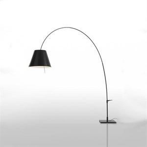Luceplan Lady Costanza Gulvlampe Sort Kropp m. lysdemper