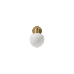 LYFA MEMOIR 120 Væglampe Messing/Opal