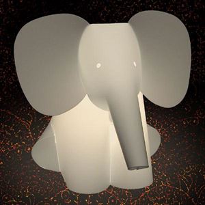 Zoolight Elefant Barne Bordlampe