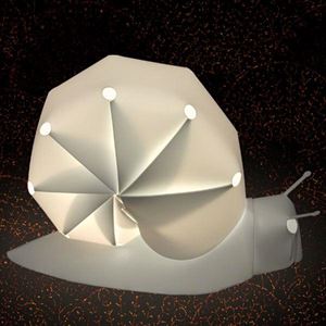 Zoolight Snegl Barne Bordlampe
